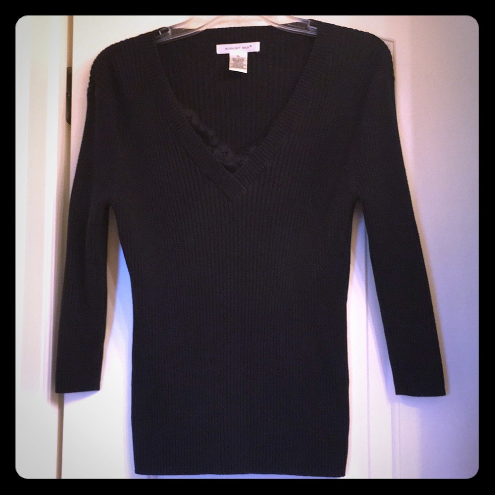 August Silk Sweater